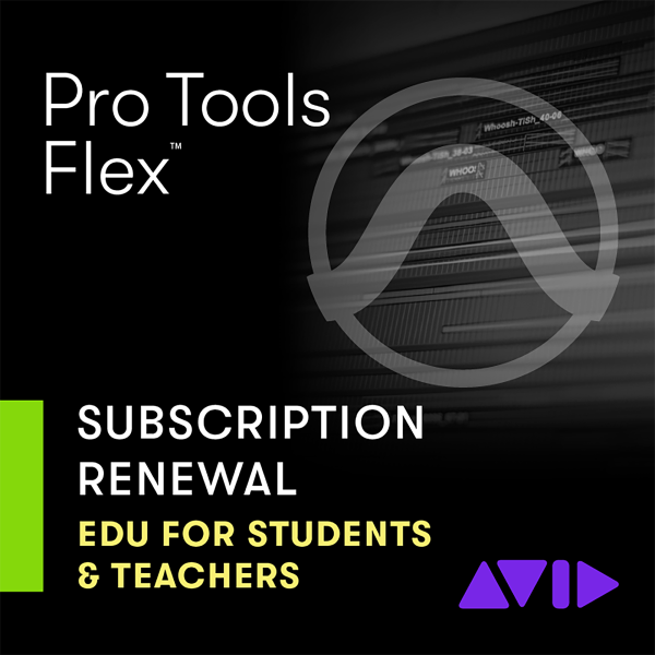 AVID PRO TOOLS FLEX 1-Year Subscription Renewal (Jahreslizenz-Verlängerung) EDU for Students/Teacher